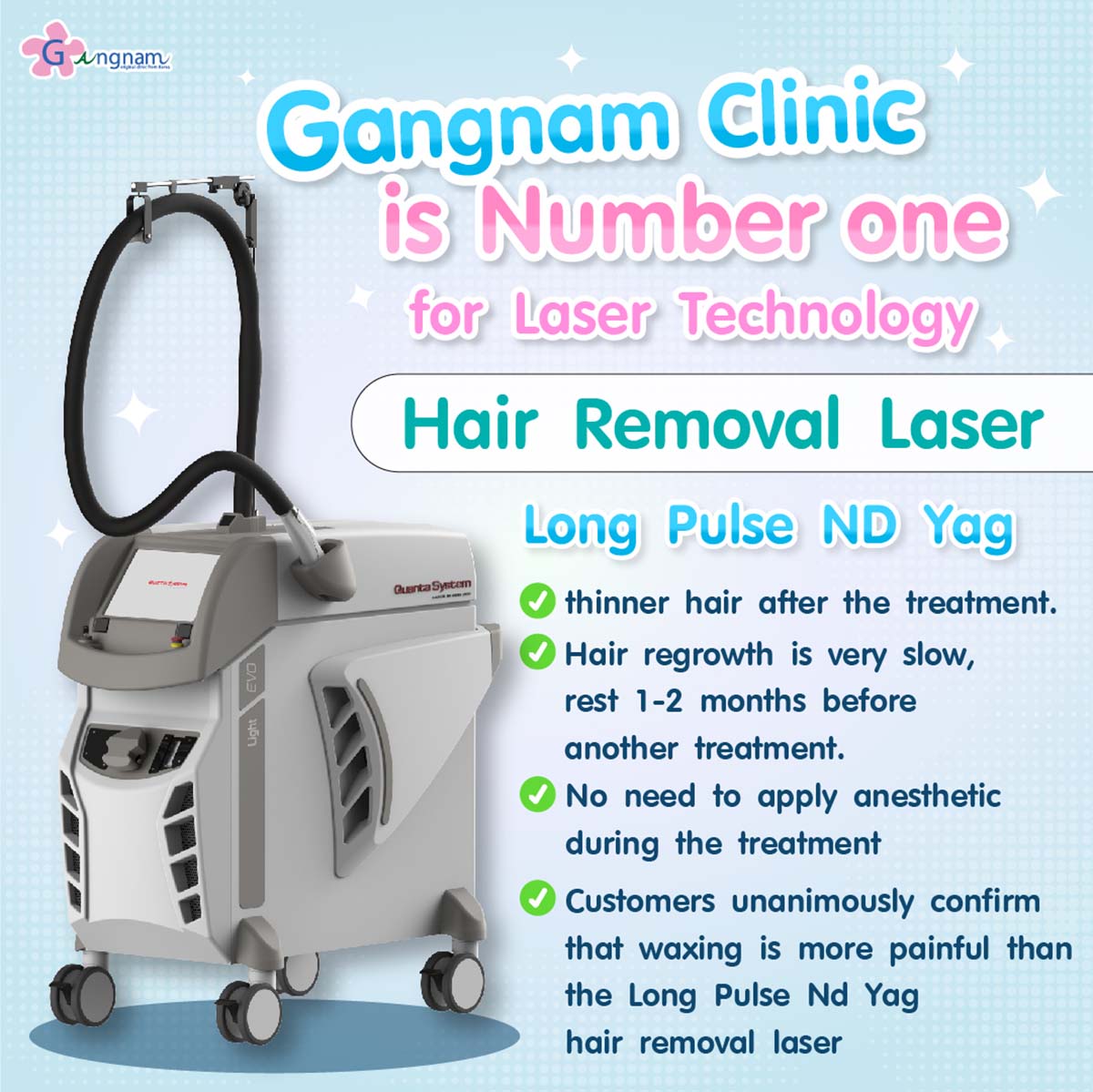 Long Pulse ND Yag hair removal laser