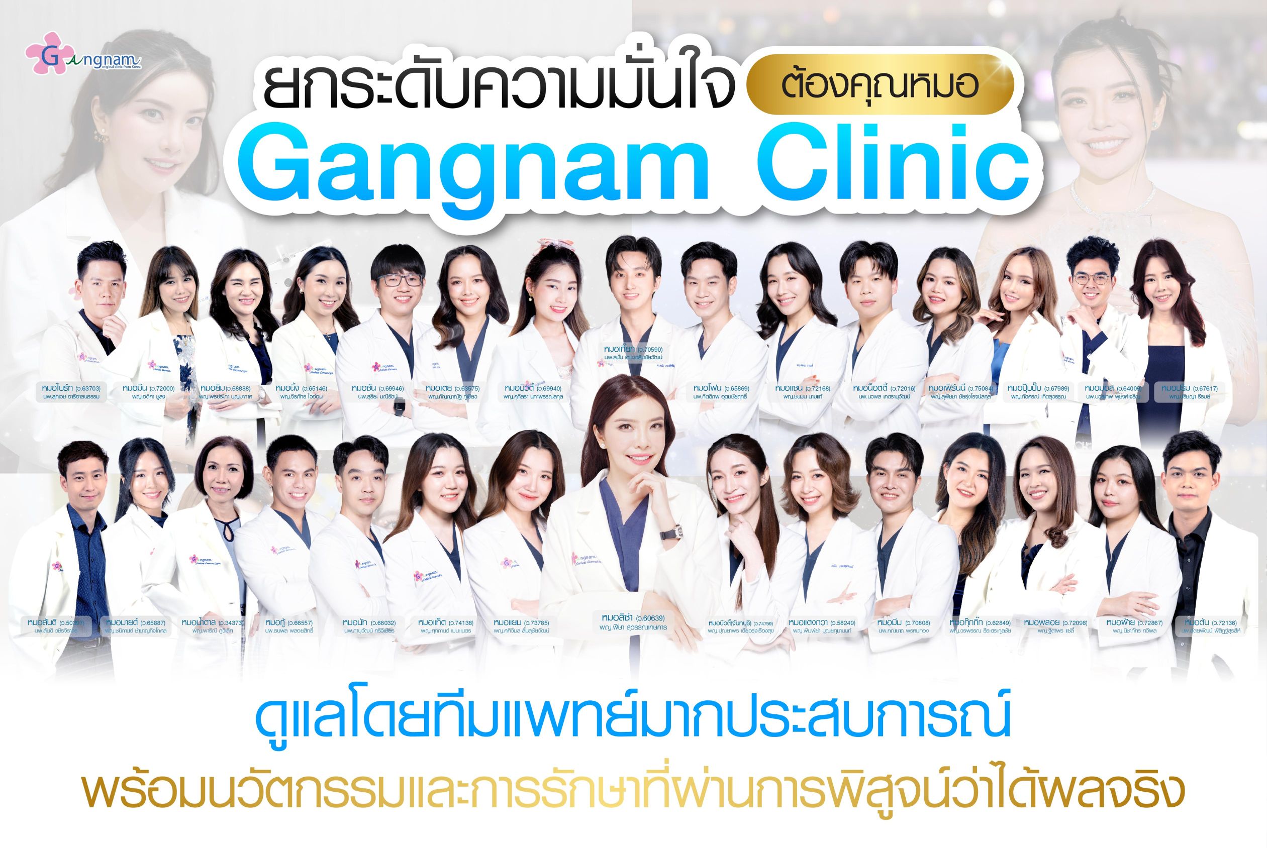 รวมแพทย์กังนัมคลินิกทุกคน