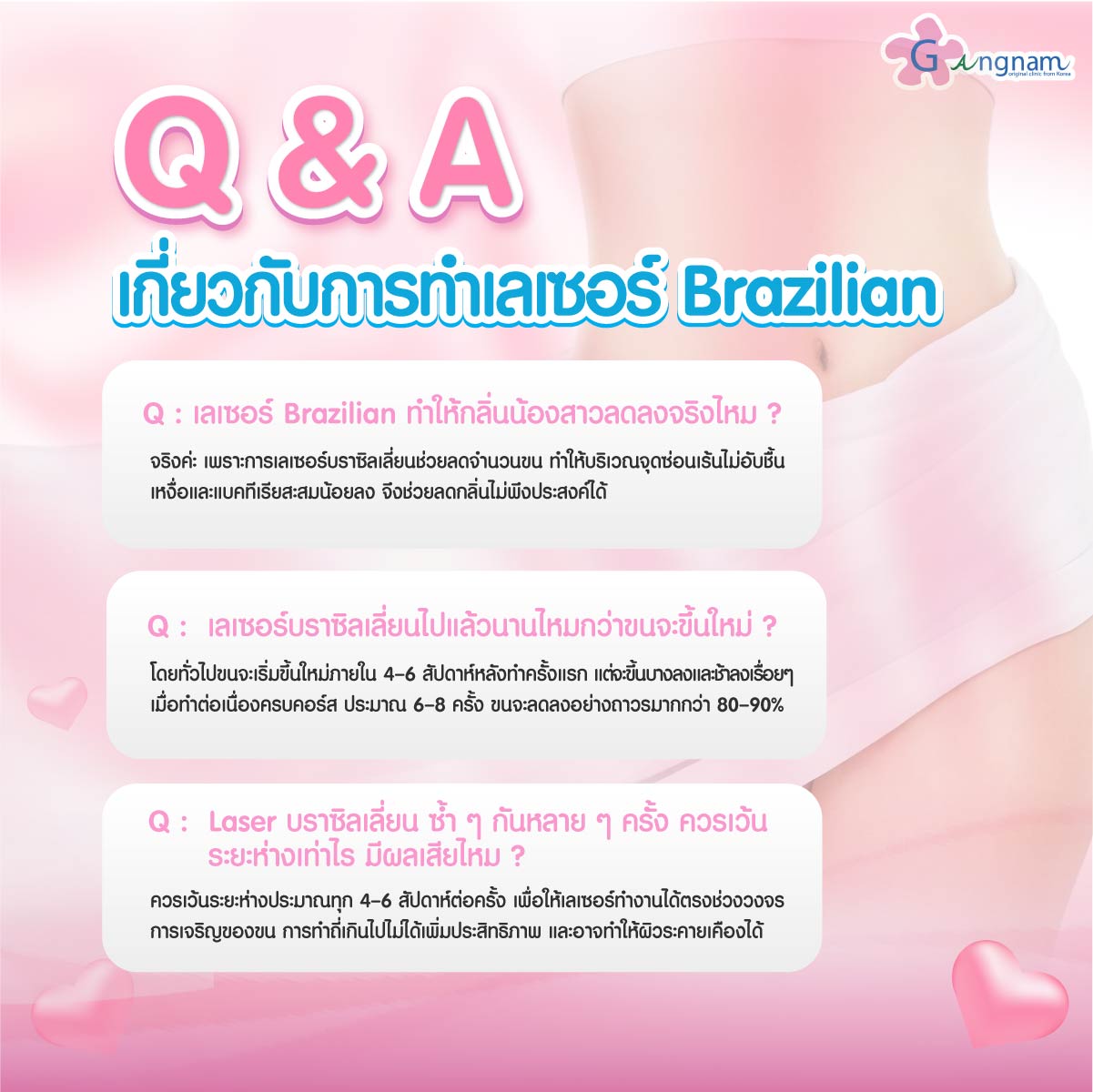 FAQเลเซอร์บราซิลเลี่ยน