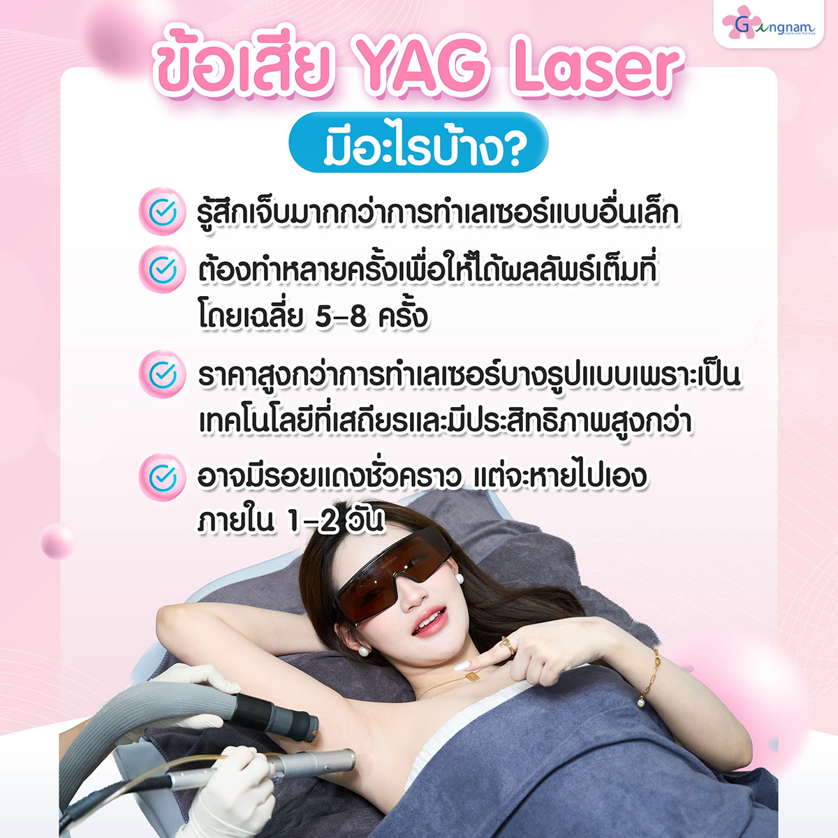 ข้อเสียYAG Laser